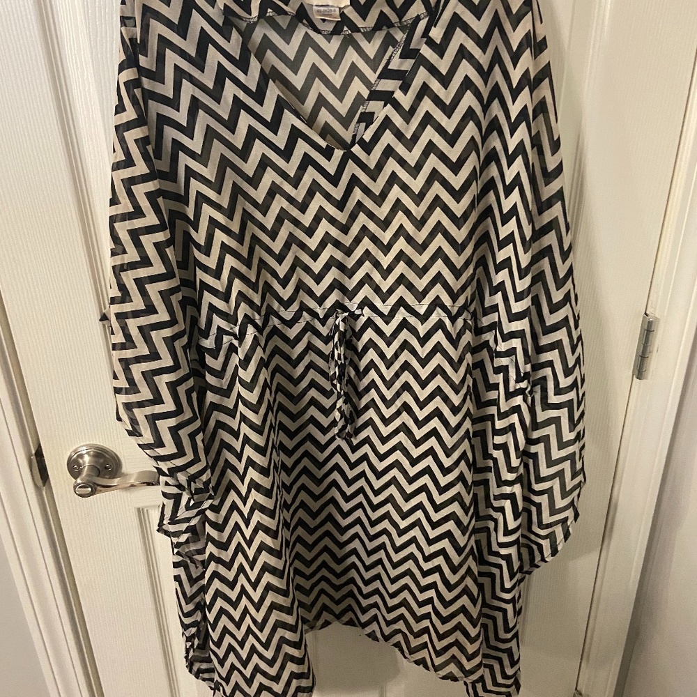 Chevron Swimsuit Coverup
